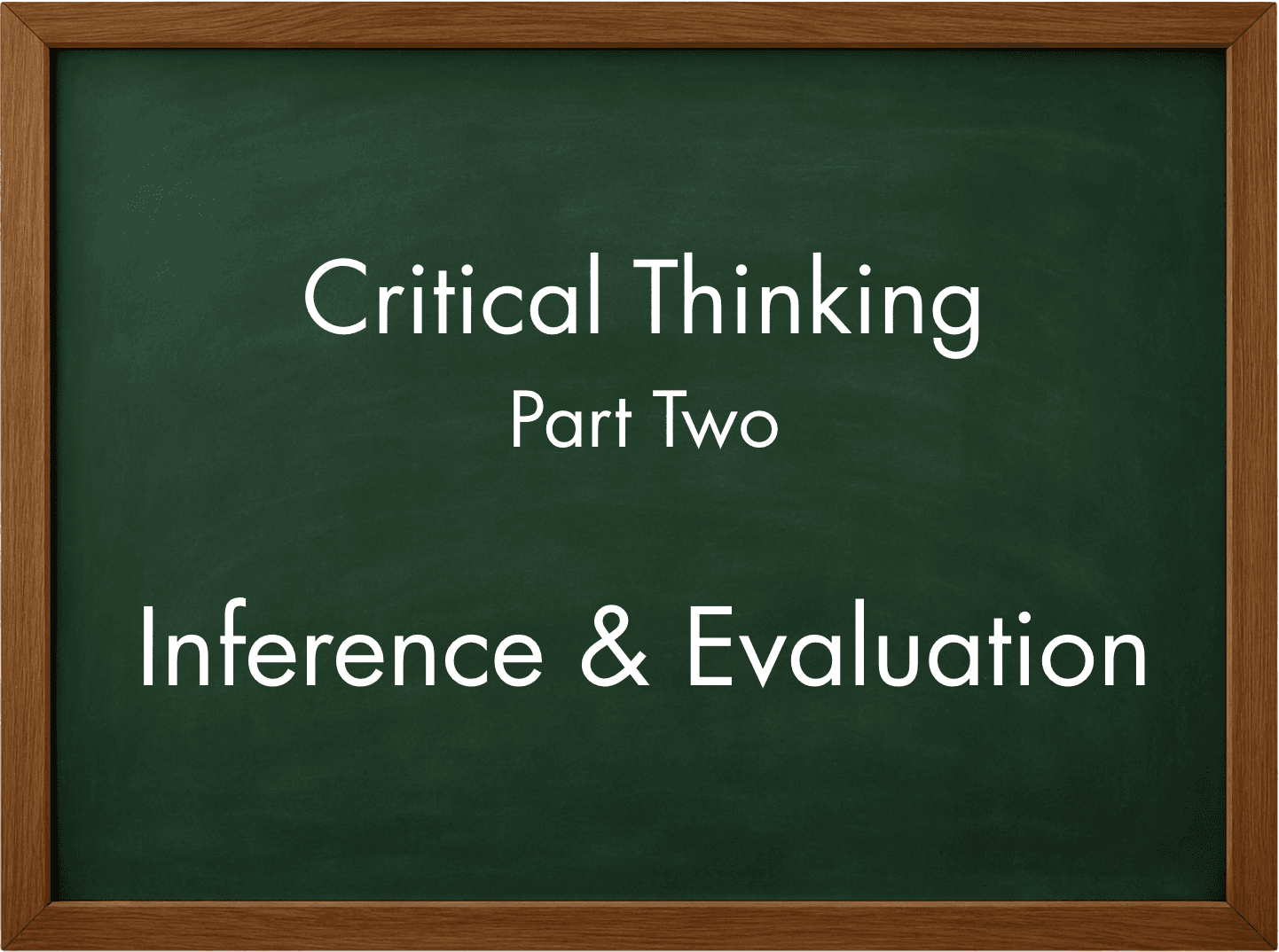 Part Two: Inference & Evaluation